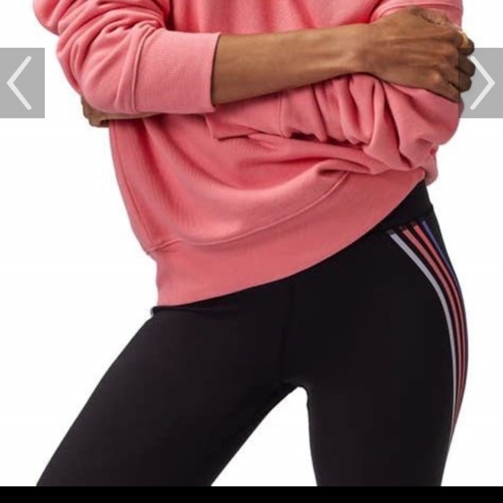 Spiritual Gangster Leggings - Black with Multi-Stripe - NWT